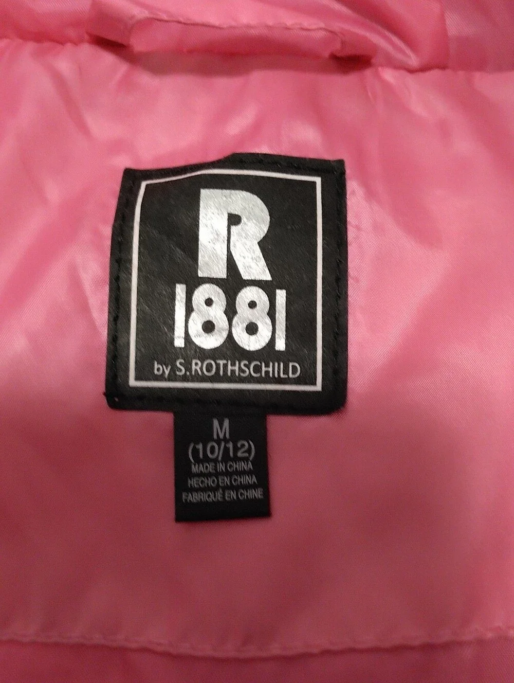 Girls' Lightweight Pink Cape Jacket - Brand Unspecified